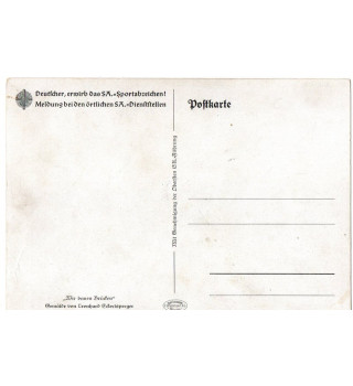 *Carte postale  - Propagande  - SA*