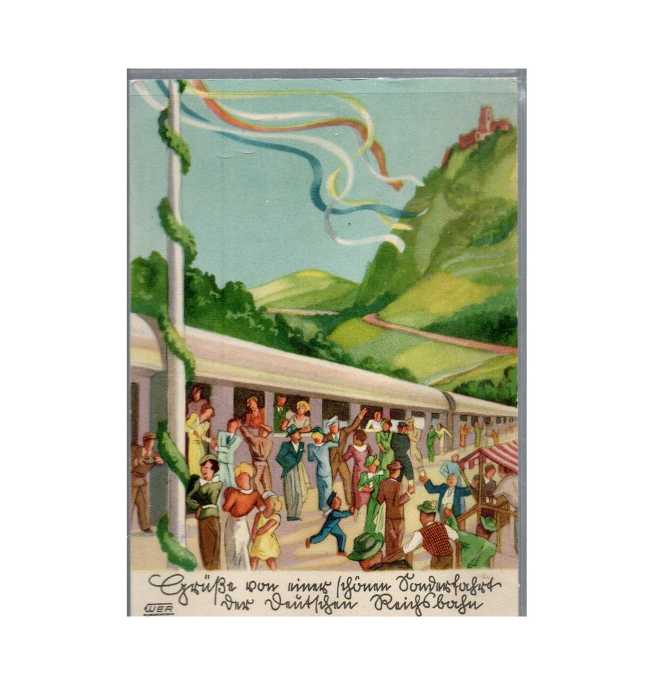 *Werbekarte - Reichsbahn*