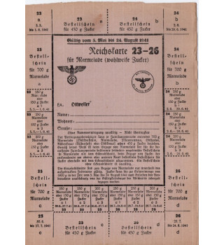 *Reichskarte - Marmelade*