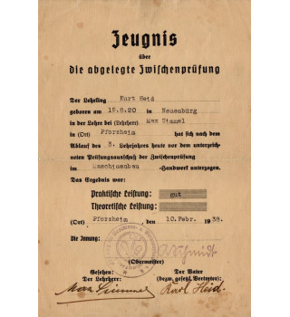 *Zeugnis - Maschinenbau*