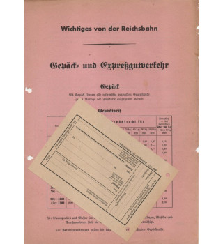 Wichtiges von der Reichsbahn*