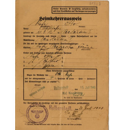 *Carte d'identité de rapatrié*