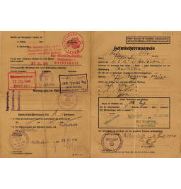 *Carte d'identité de rapatrié*