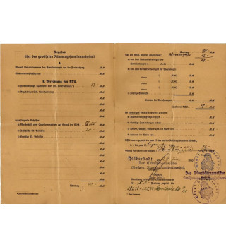 *Carte d'identité de rapatrié*
