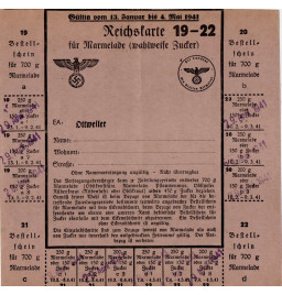 *Reichskarte - Marmelade*