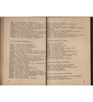 *Annuaire de la cordonnerie allemande - 1942 *