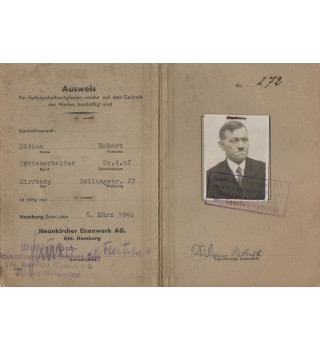 *Carte d'identité usine sidérurgique*