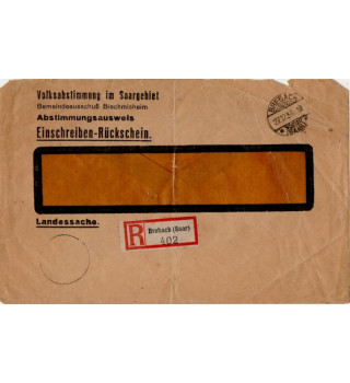 *Einschreibenumschlag*