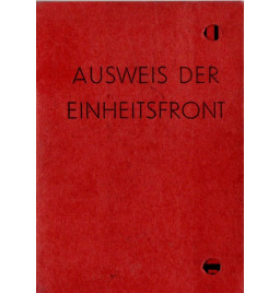 *Ausweis der Einheitsfront*