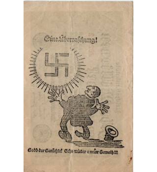 *Kleine NSDAP-Propaganda-Banknote*