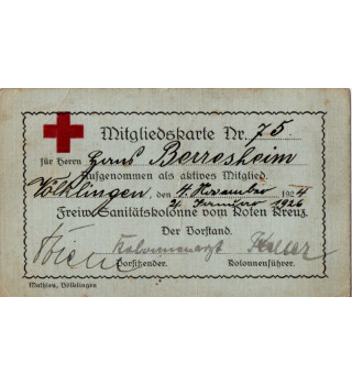 *Mitgliedskarte - DRK*