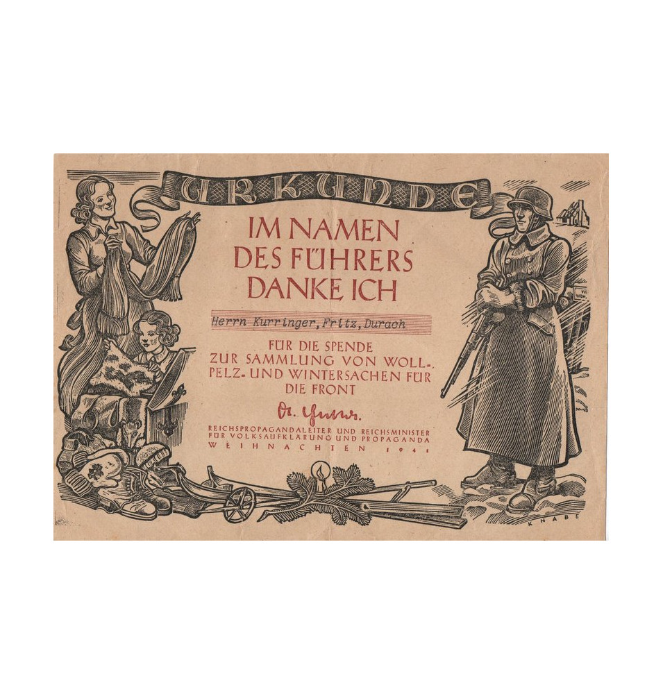 *Spendenbescheinigung*