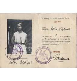 *Certificat prussien école...