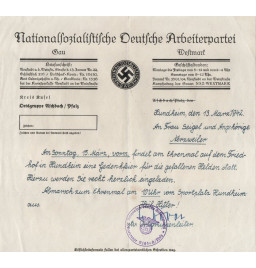 *NSDAP-Post für Einwohner*