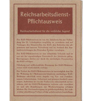 * RAD - Pflichtausweis*
