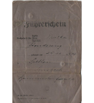 *Führerschein - 1937*