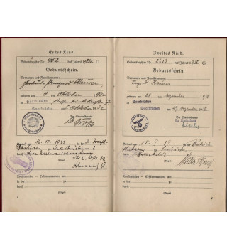 *Familienstammbuch -  Saarland