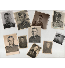 *Lot 10 photos portraits WH*