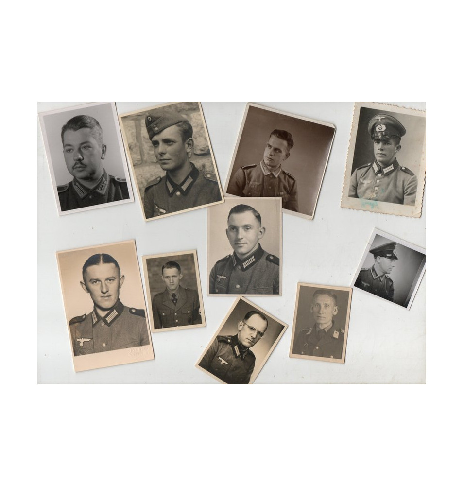 *Lot 10 photos portraits WH*