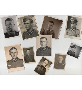 *Lot 10 photos portraits WH*