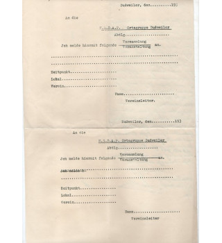 *Teilnahme am N.S.D.A.P-Treffen*