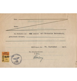 *Certificat de décès - Sarre*