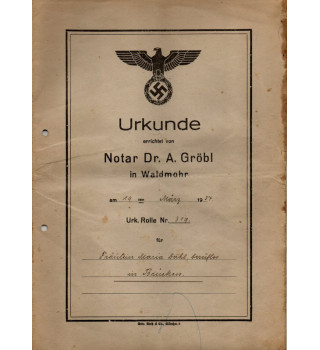 *Notarielle Urkunde*