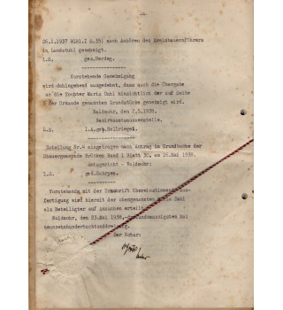 *Notarielle Urkunde*