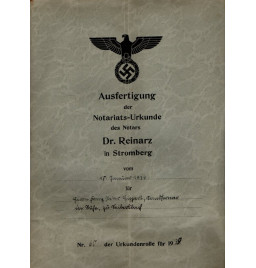 *Acte notarié - 1939 *