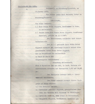 *Acte notarié - 1939 *