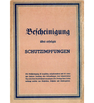*Impfbescheinigung *