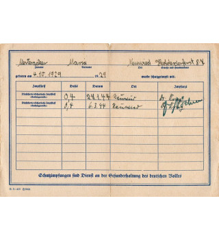 *Certificat de vaccination complète*