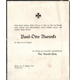 *Nachruf auf einen...