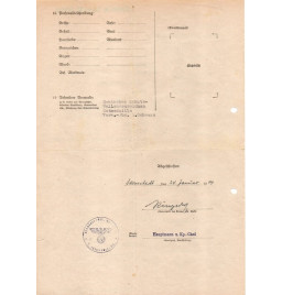 *Extrait de registre  -Troupes*