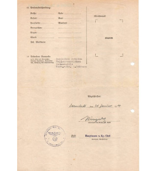 *Extrait de registre  -Troupes*