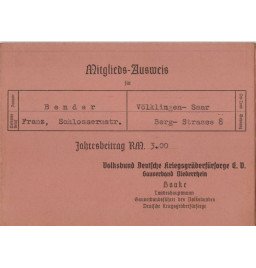 *Mitgliedsausweis - VdK *