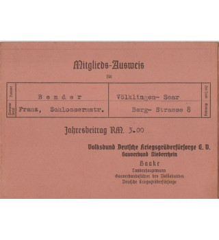 *Mitgliedsausweis - VdK *