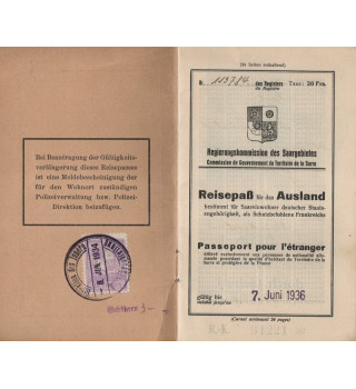 *Saarländischer Reisepass*