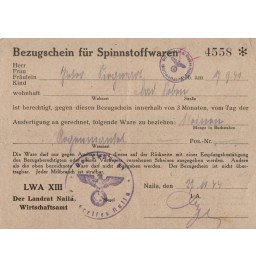 *Bezugsschein Für...