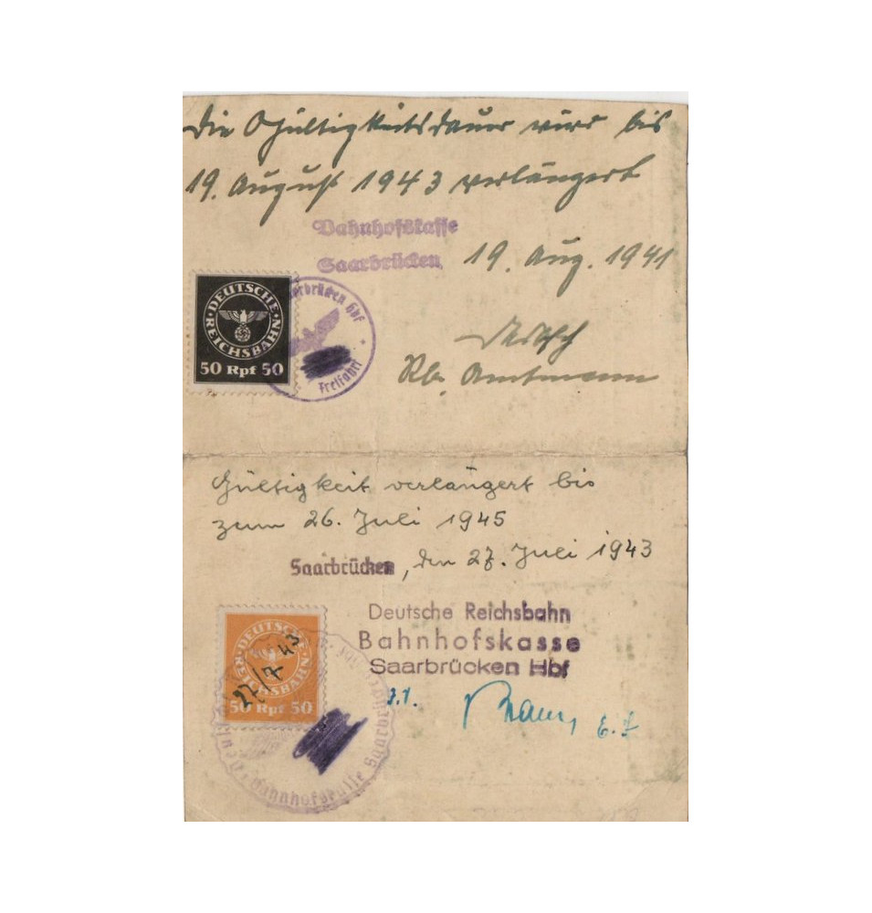 *Carte de la Reichsbahn*