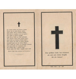 *Avis mortuaire - Kriegsmarine*