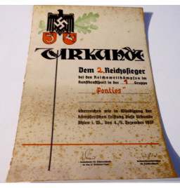 *Sporturkunde - Reichswettkämpfen*