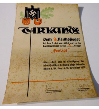 *Sporturkunde - Reichswettkämpfen*