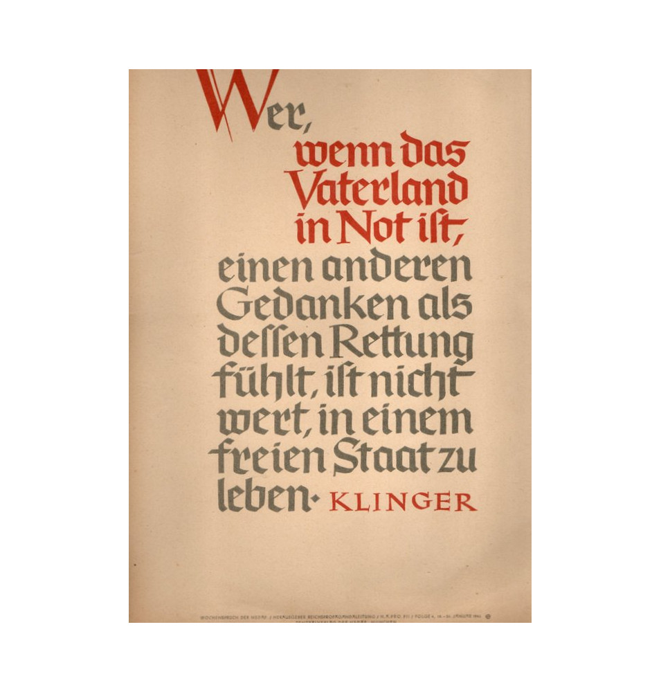 *NSDAP-Propagandaplakat*