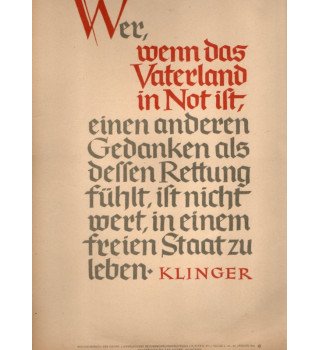 *Affiche de propagande - NSDAP*