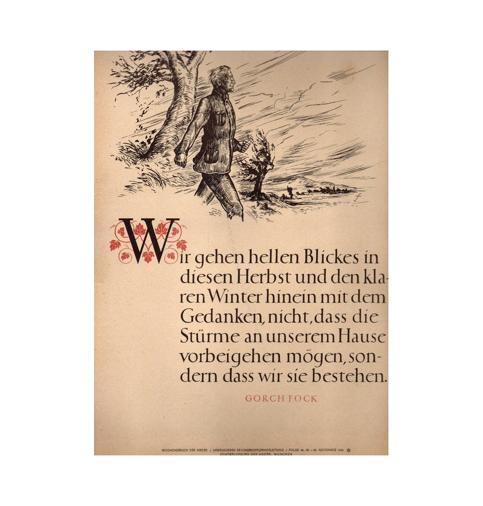 *Affiche propagande - NSDAP*