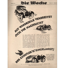 *Revue mensuelle - Die Woche*