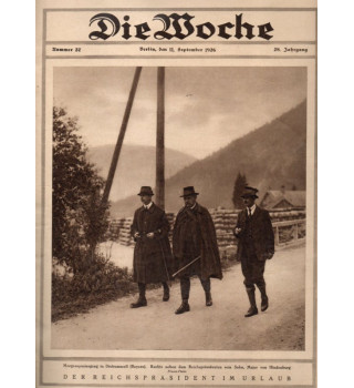 *Deutsche Monatszeitschrift  - Die Woche*