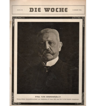 *Deutsche Monatszeitschrift  - Die Woche*