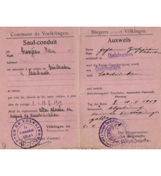 *Ausweis - Tag der Reise*